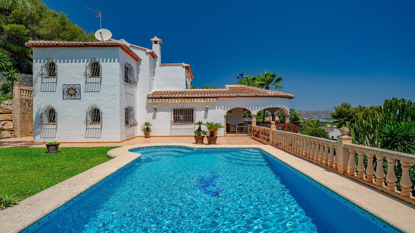 Mediterranean villa exterior